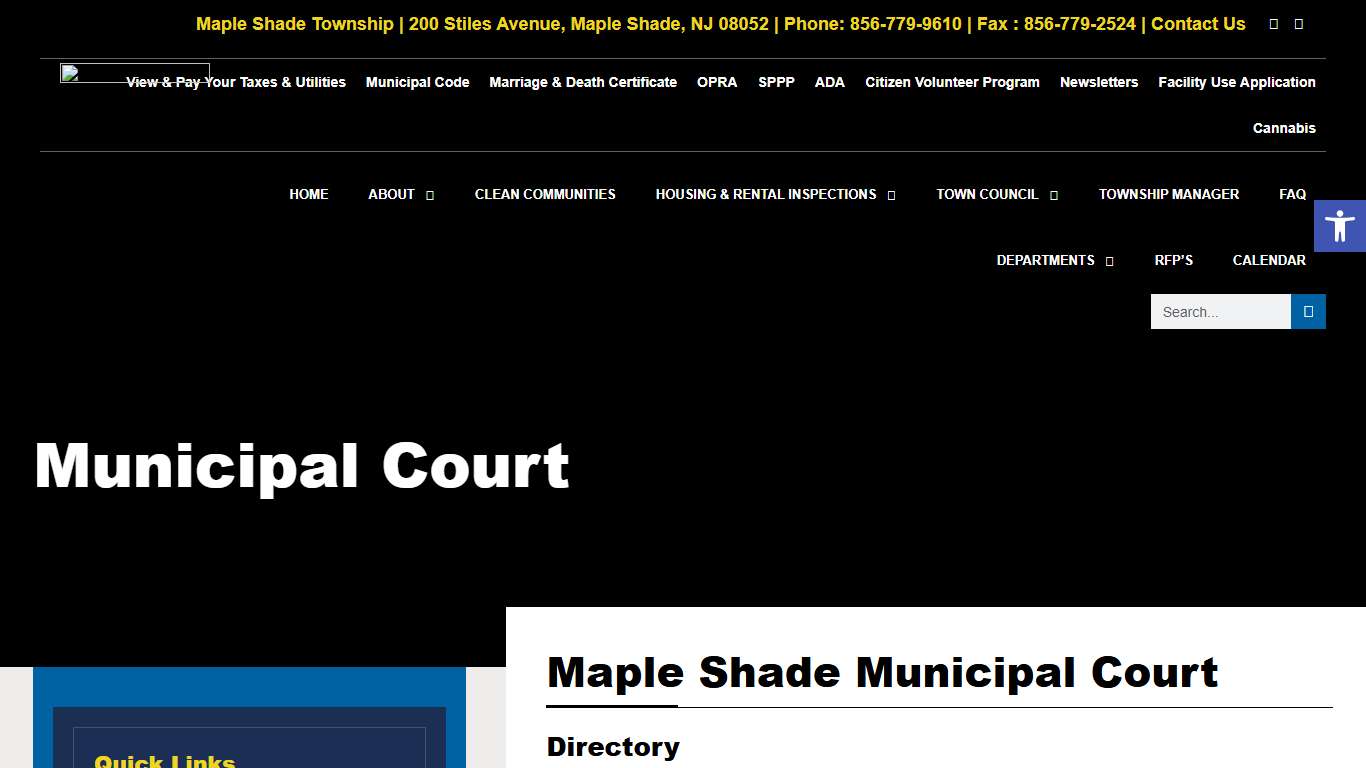 Municipal Court – Maple Shade Township